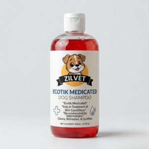Zilvet Ecotik Medicated Dog Shampoo – 500ml