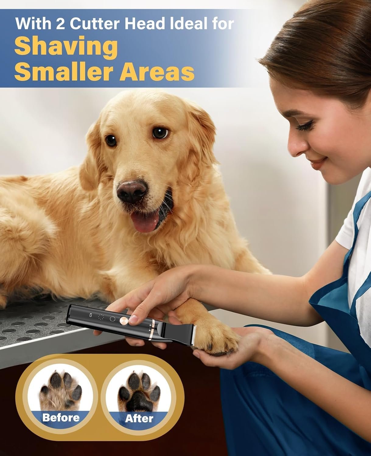 Oneisall 676+P20 Dog Clipper and Paw Trimmer 3-in-1 Set - Image 5