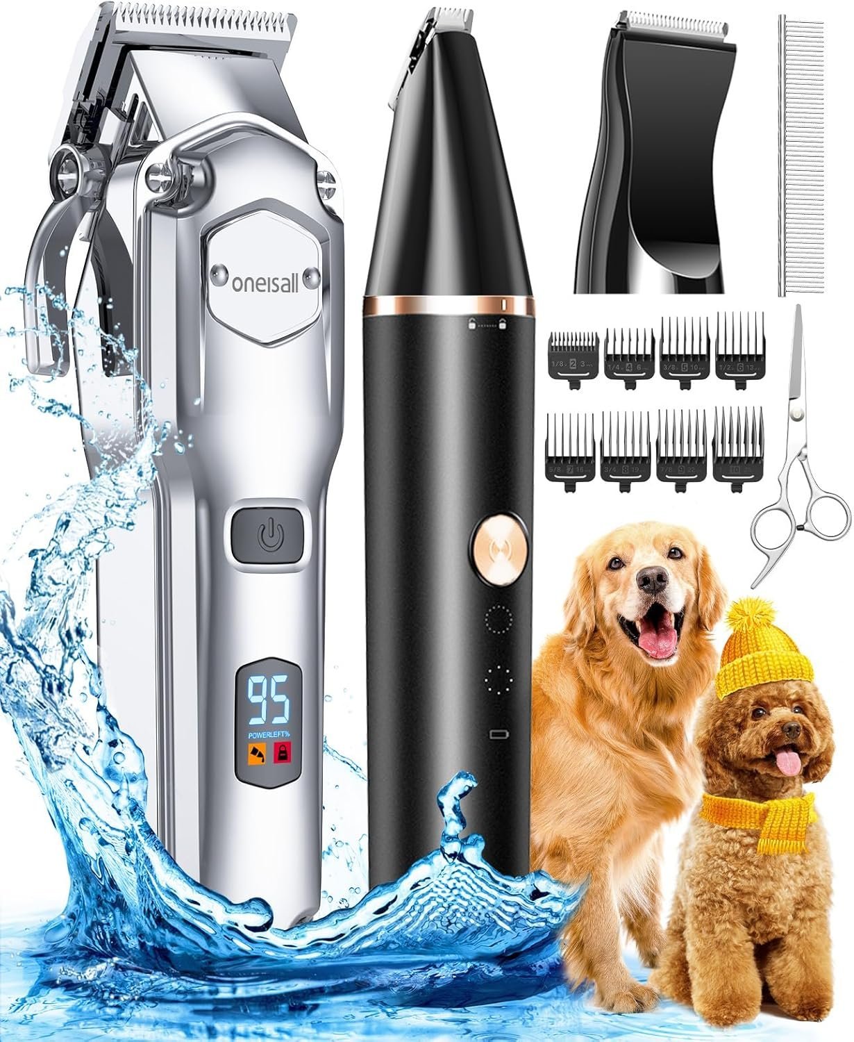 Oneisall 676+P20 Dog Clipper and Paw Trimmer 3-in-1 Set - Image 2