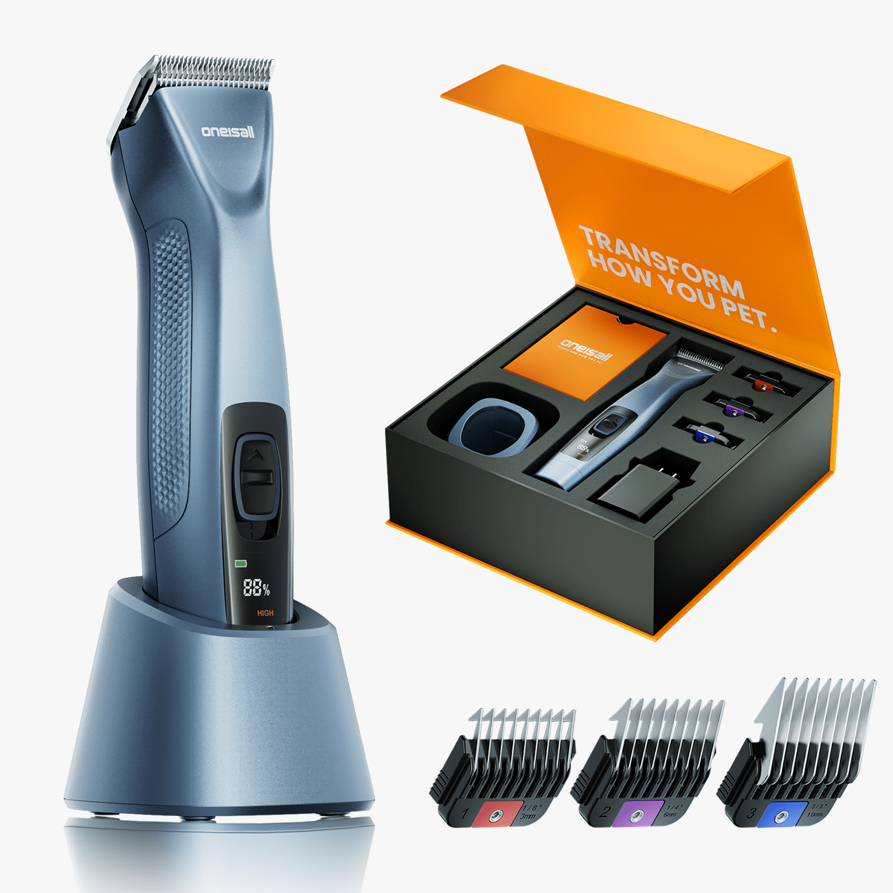 Oneisall Cordless Professional Dog Grooming Clippers Upgrade