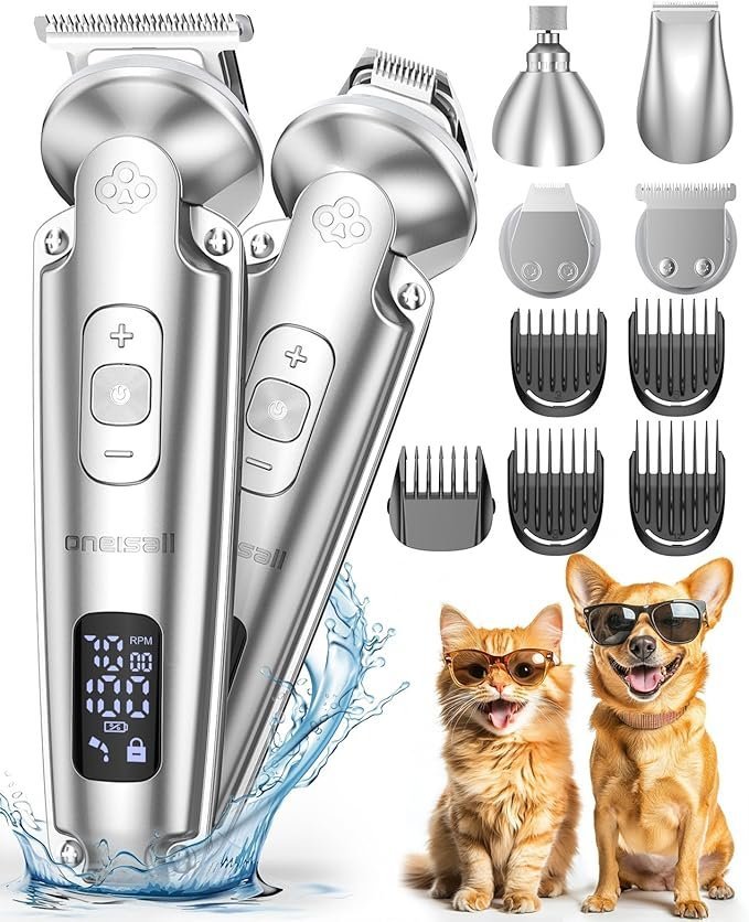 Oneisall FC09 4-in-1 Dog Clippers & Dog Grooming Kit - Image 2