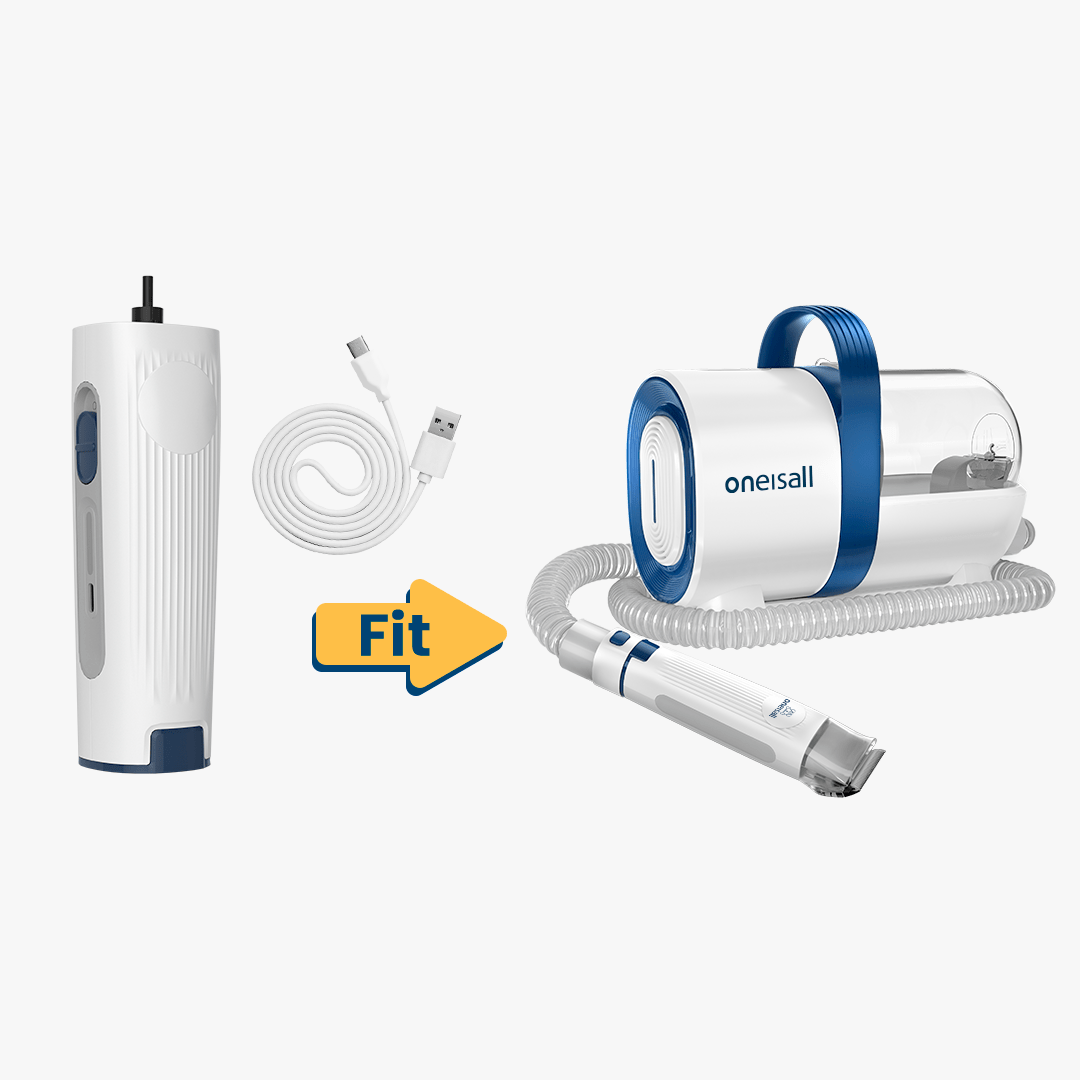 Oneisall LM2/LM5 Pet Grooming Vacuum Main Clipper & USB Charger Replacement - Image 3