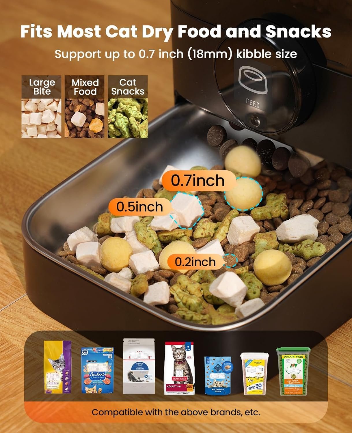 Oneisall PF05 3L Automatic Cat Feeder - Image 2